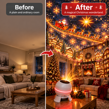 Official Store 👪| 🎅🎉 𝐒𝐂𝐍𝐃𝐑® Smart Holographic Projector (HD Smart Dynamic 5D)